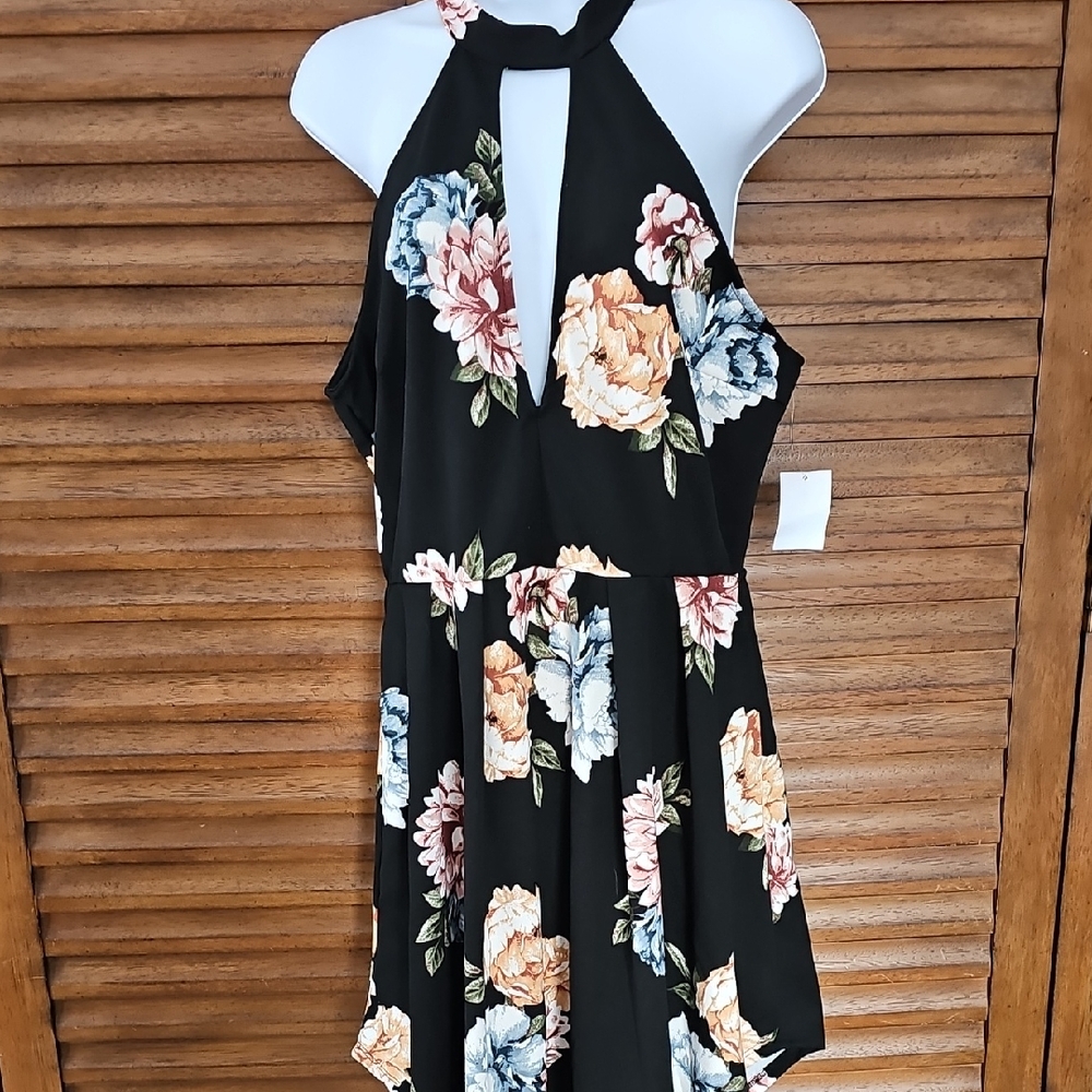Charlotte Russe Black and Cream Dress